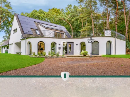 Titelbild - Haus kaufen in Worpswede - Oase zum Wohlfühlen: Luxusvilla mit hochwertigerAusstattung auf großem Waldgrundstück