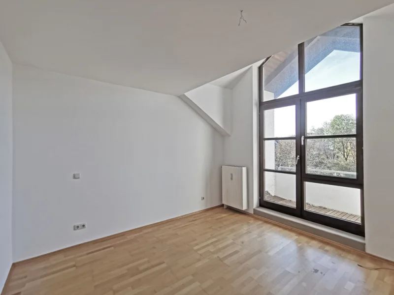 Schlafzimmer mit Dachterrasse