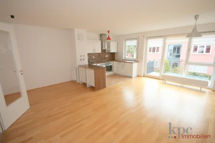 Wohnen - Wohnung kaufen in Haar - Moderne 2-Zi-Wohnung mit 7m² Sonnenbalkon! Hell und ruhig! EBK! S-Bahn (S4/S6)! Frei 01/2025.