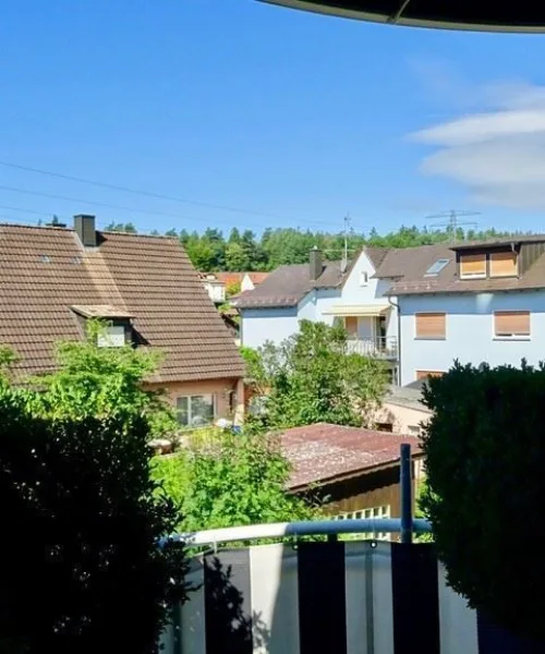 mit Balkon, Ausblick 