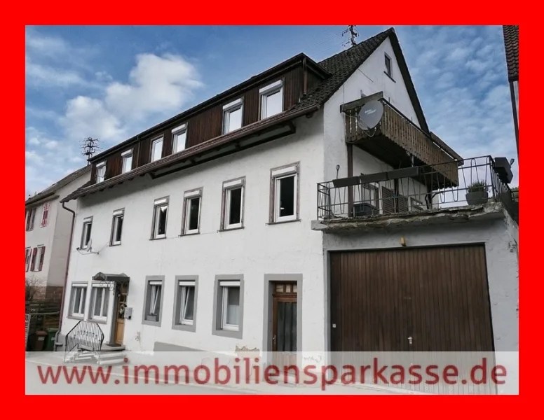 Außenansicht - Haus kaufen in Bad Teinach-Zavelstein - Familien willkommen - anpacken und dann genießen!