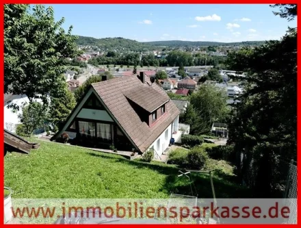 Blick übers Haus hinweg - Haus kaufen in Niefern-Öschelbronn - Aussichtslage-tolles Grundstück-Verkehrsanbindung!