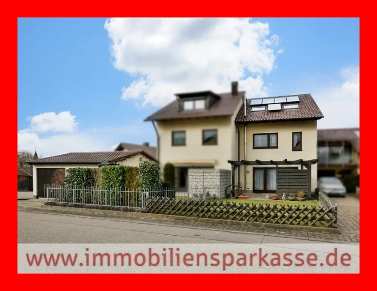 Ihr neues Zuhause! - Haus kaufen in Pforzheim - Ein Haus, das aus der Reihe fällt!