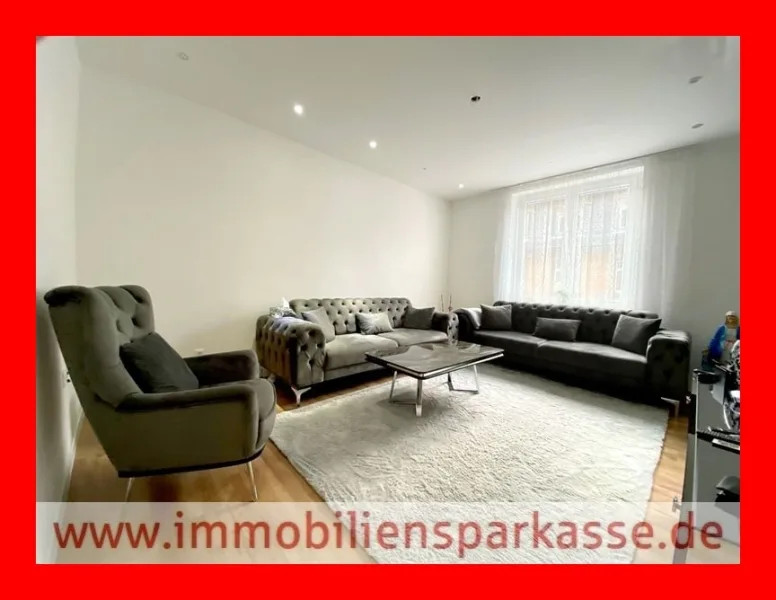 Wohnzimmer - Wohnung kaufen in Pforzheim - Charmante Wohnung + tolle Mieter + gute Rendite!
