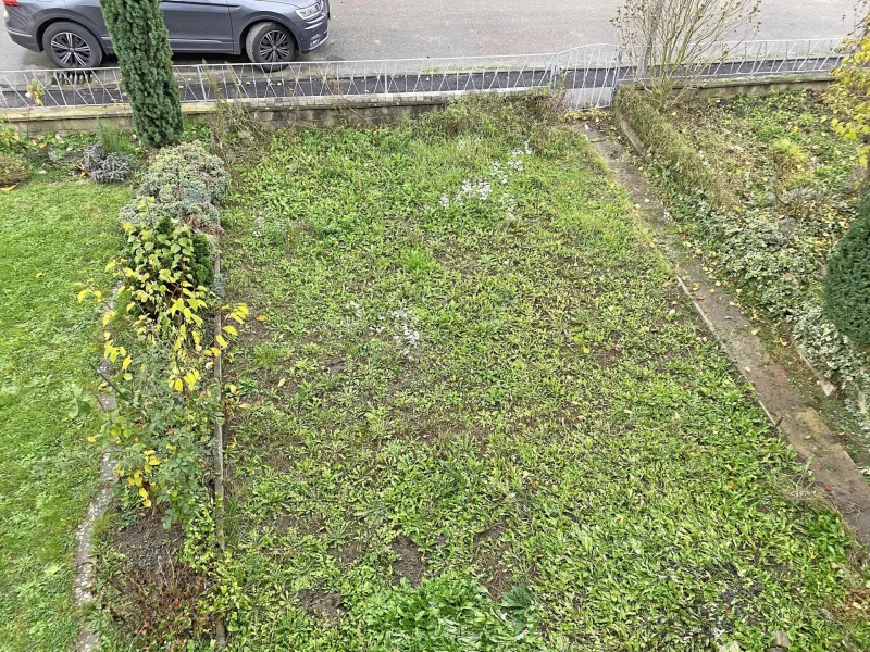 kleine Gartenfläche