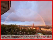 Sonnenuntergang vom Balkon