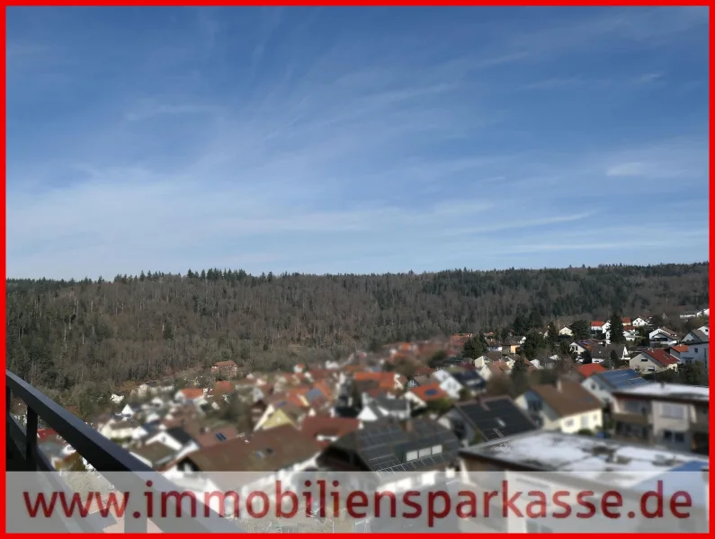 herrliche Aussicht - Wohnung kaufen in Pforzheim - Charmante Wohnung mit Weitblick!