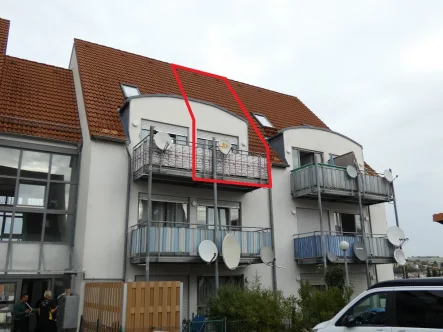 Aussenansicht 1 - Wohnung kaufen in Bopfingen - Vermietete 2-Zimmer - Maisonette - Wohnung in Bopfingen
