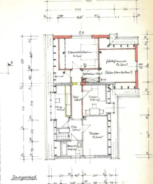 Grundriss Dachgeschoss