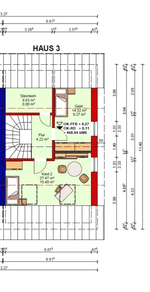 Grundriss Dachgeschoss