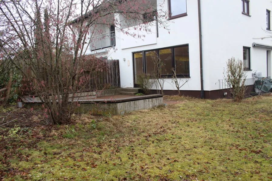 Garten mit großer Terrasse - Haus mieten in Möhrendorf - Wohnträume werden wahr! Wunderschöne Doppelhaushälfte in Möhrendorf