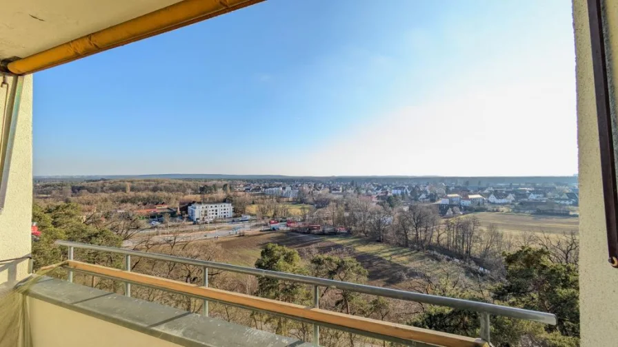 Ausblick vom Balkon