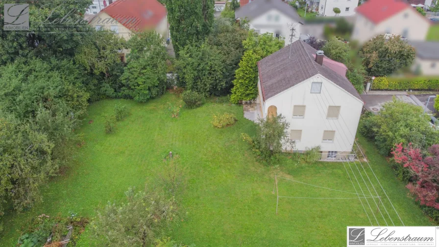 Grundstück mit Altbestand - Grundstück kaufen in Bobingen - 1.513 m² Grundstück mit abrissreifem Altbestand in Bobingen