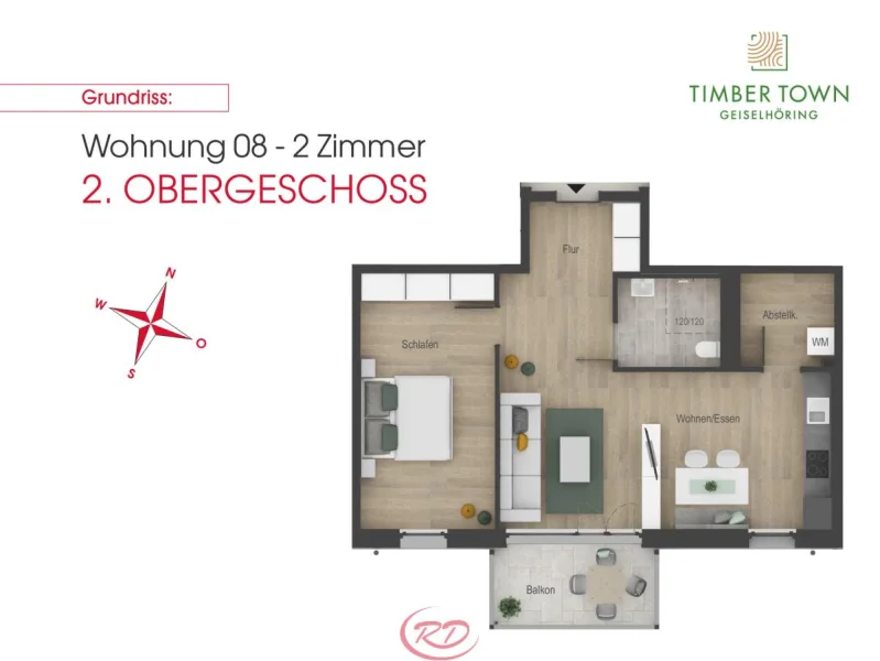 Grundriss Whg. 8