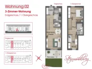 Grundriss Wohnung-Nr. 02