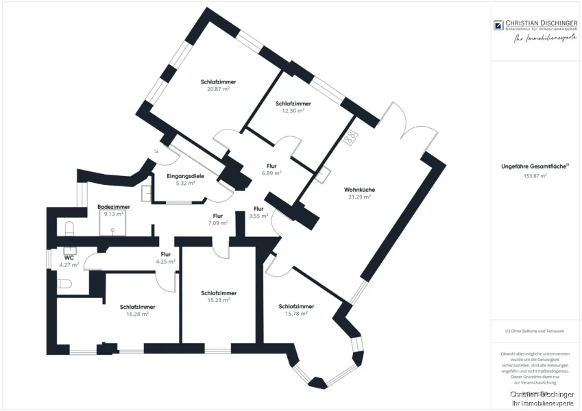 Grundriss WG-Wohnung