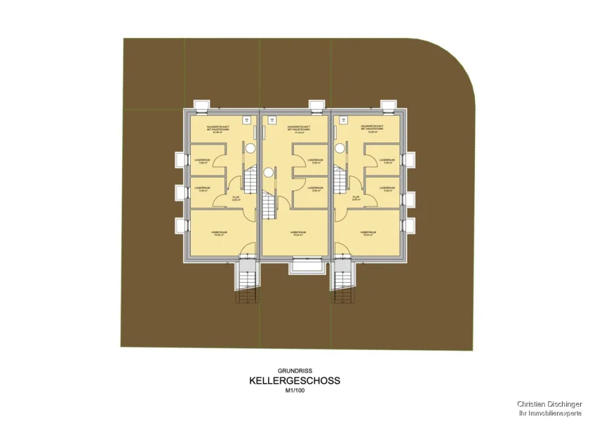 Grundriss Kellergeschoss M1_100