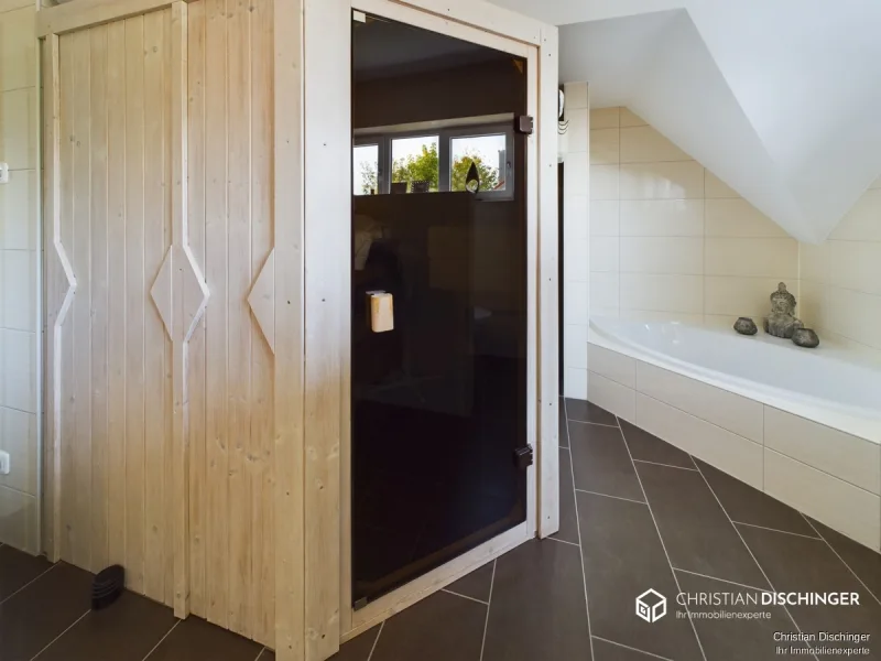 Sauna im Badezimmer