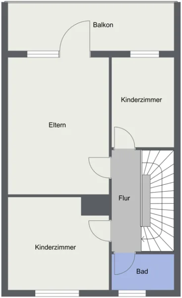 Grundriss Obergeschoss