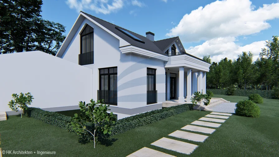 Bsp. Visualisierung - Haus kaufen in Baldham - Einfamilienhaus in bevorzugter Lage