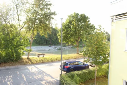 Blick auf die Ammer - Wohnung mieten in Weilheim - Herrliche 3-Zimmer-Wohnung Weilheim mit Blick auf die Ammer 