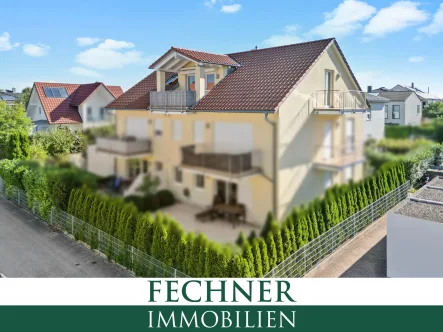 Außenansicht - Wohnung kaufen in Gaimersheim - Gaimersheim! Wohnen in bester Lage im gesamten Dachgeschoss - mit Einzelgarage & Stellplatz!