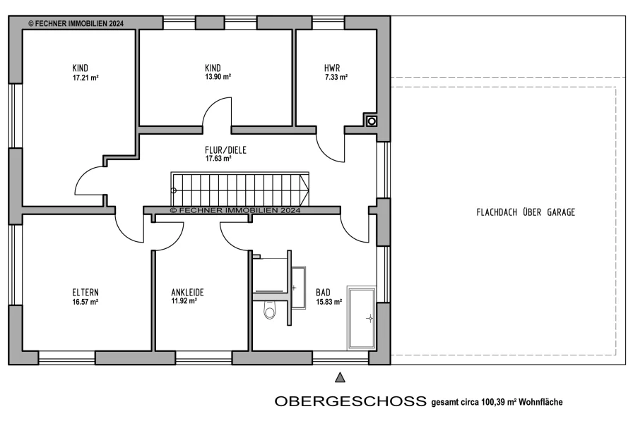 Grundriss Obergeschoss