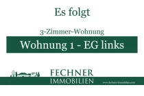 Wohnung 1 - 3 ZKB Erdgeschoss links