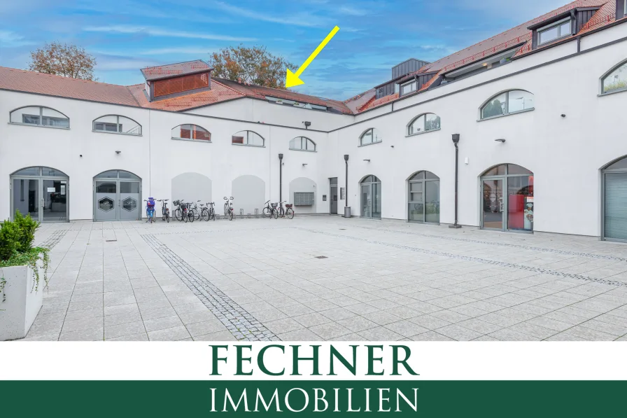 Außenansicht - Wohnung mieten in Ingolstadt - Living on Top - Modernes Wohnen inmitten der Ingolstädter Altstadt, Aufzug, Loggia, TG-Stellplatz!