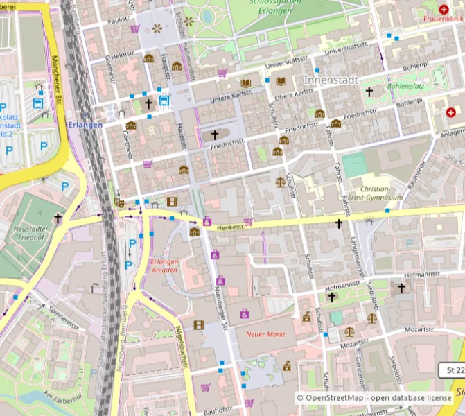 ##Lage - Laden/Einzelhandel mieten in Erlangen - LADEN: Erlangen, Zentrum