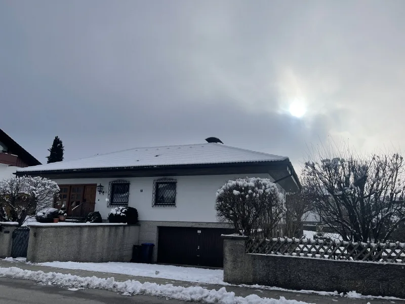Haus Ansicht Winter