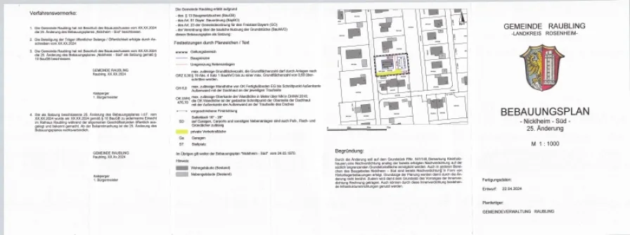 Vorläufiger B-Plan