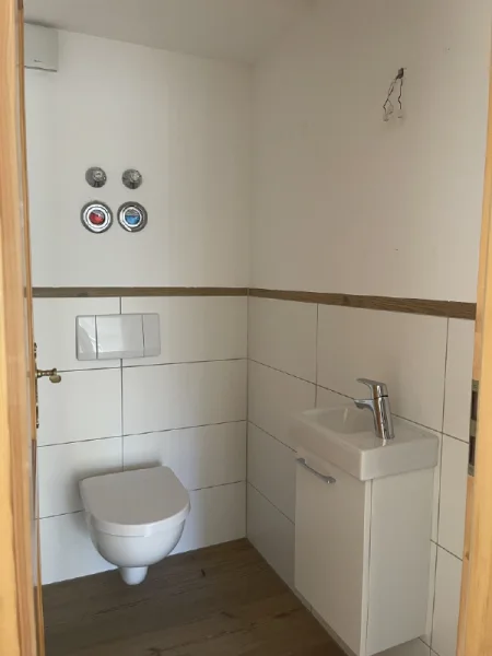 Gäste WC im Erdgeschoss