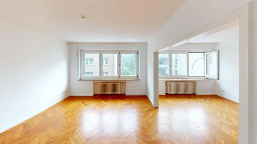 Wohn- und Esszimmer - Wohnung kaufen in Mönchengladbach - Prachtstück im Herzen von Mönchengladbach