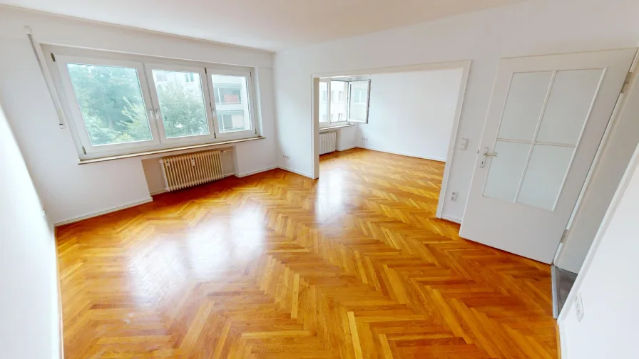 Wohn- und Esszimmer - Wohnung kaufen in Mönchengladbach - 4 Zimmerwohnung zur Eigennutzung