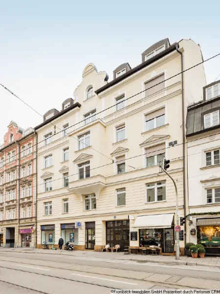 Jahrhundertwende - Büro/Praxis mieten in München - Haidhausen / Max-Weber-Platz, Ladeneinheit in bester Lage, Büro / Galerie oder Showroom