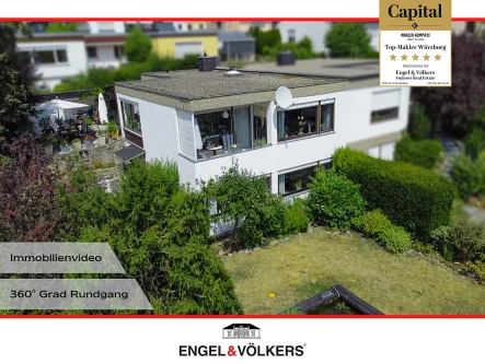 Außenansicht - Haus kaufen in Kitzingen - Moderne Doppelhaushälfte mit Urlaubsflair