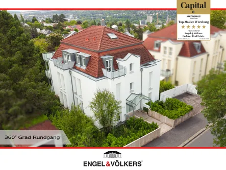 Außenaufnahme - Haus kaufen in Würzburg - Repräsentatives MFH in Würzburger Bestlage