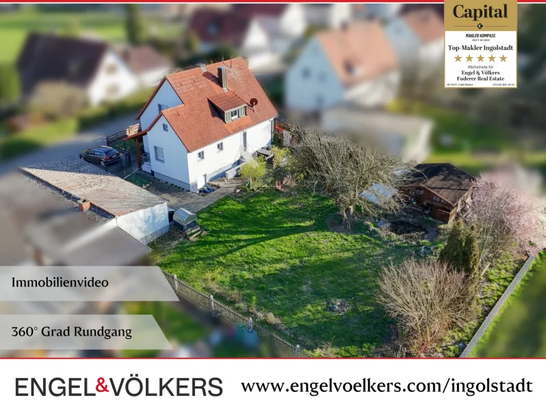 Grundstücksansicht - Haus kaufen in Ingolstadt - Familiennest mit riesigem Garten oder Neubau?