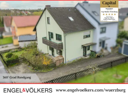  - Haus kaufen in Kürnach - Ruhig gelegene Doppelhaushälfte für die Familie
