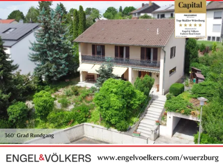 Außenansicht - Haus kaufen in Veitshöchheim - Wohnen in guter Nachbarschaft: EFH in Veitshöchheim