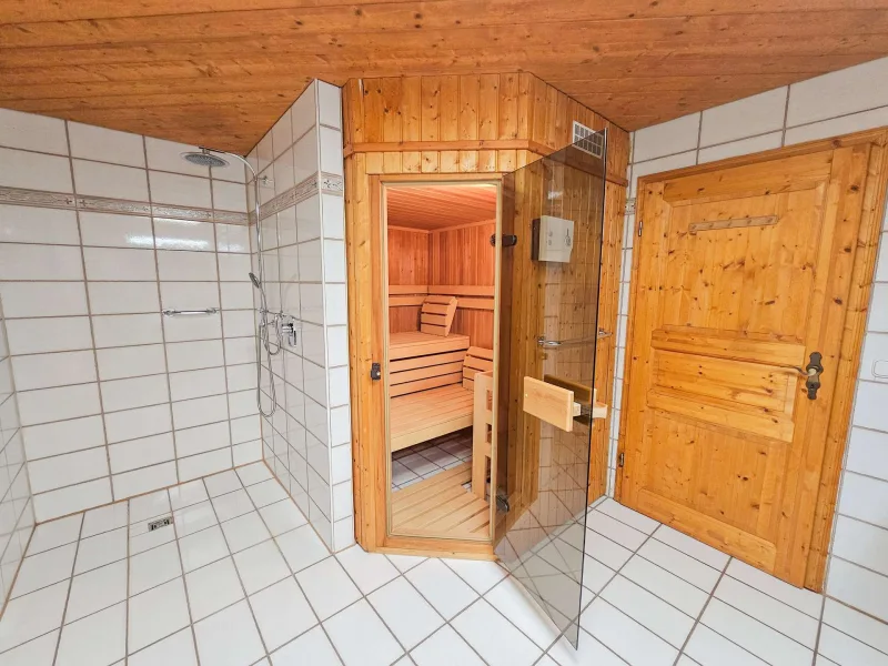 Sauna im UG