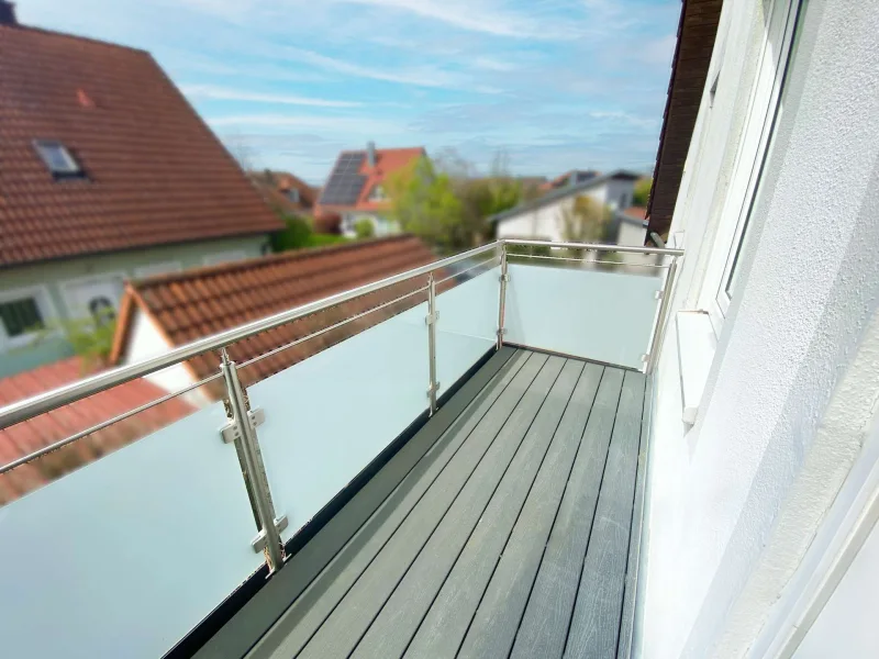 Balkon mit Ausrichtung nach Süden