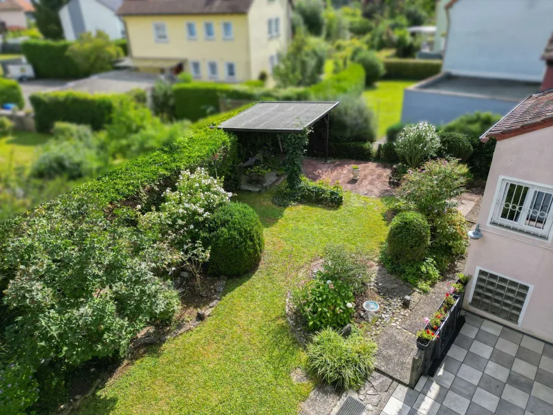 Blick auf den Garten