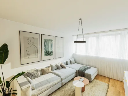 Wohnen - Wohnung kaufen in München - Gut vermietete 1,5-Zimmer-Wohnung in Alt-Moosach