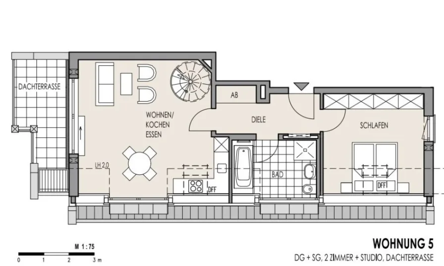 Grundriss Whg 5