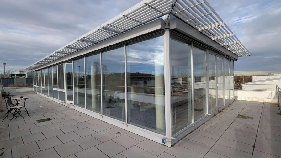 phänomenale Dachterrasse  - Wohnung mieten in München - Stilvolles Wohnen und Arbeiten im Gewerbegebiet Riem nahe Bugapark