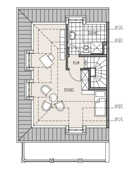 Grundriss Obergeschoss