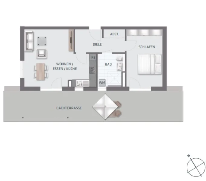 schematisch Wohnung-Nr. 19