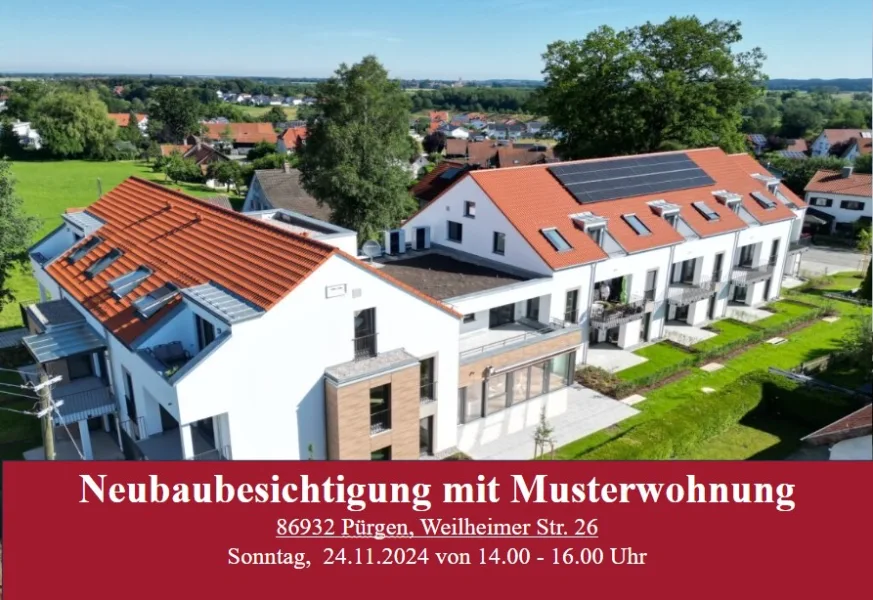 NEUBAUBESICHTIGUNG MIT MUSTERWOHNUNG 24.11.2024